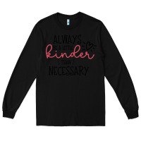 Black always Long Sleeve Tee - Unal Design