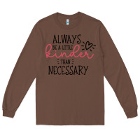 Chestnut always Long Sleeve Tee - Unal Design