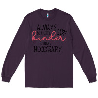 Plum always Long Sleeve Tee - Unal Design