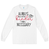 White always Long Sleeve Tee - Unal Design