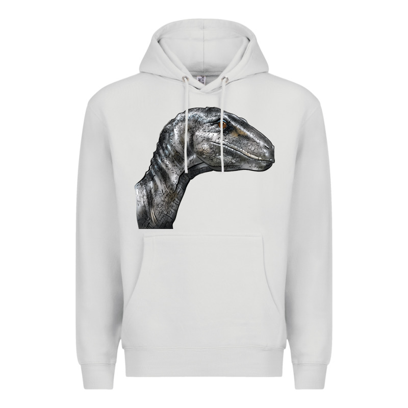 Velociraptor Face Premium Hoodie by LillyAllenDesigns | Teevron