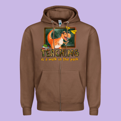 Zipper Hoodie teaching is a walk in the park