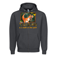 Smoke teaching is a walk in the park Zipper Hoodie - texasbilliewilder