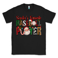 Black santa's favorite baseball player for christmas Classic Tee - FaDigitalArtStudio