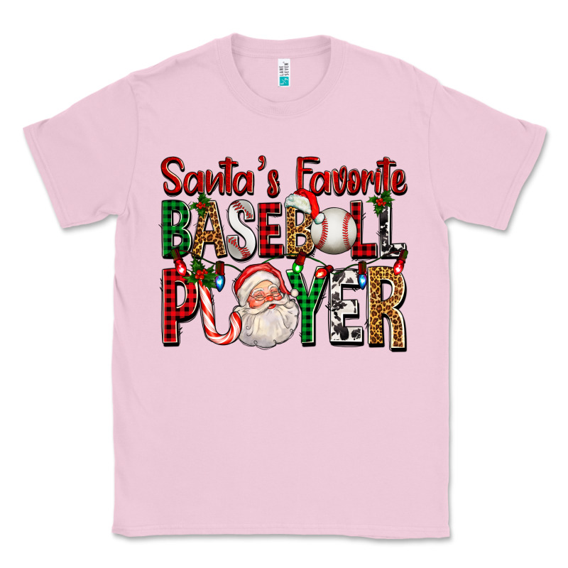 Santa's Favorite Baseball Player For Christmas Classic Tee by FaDigitalArtStudio | Teevron