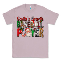 Lilac santa's favorite baseball player for christmas Classic Tee - FaDigitalArtStudio