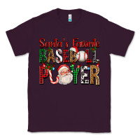 Plum santa's favorite baseball player for christmas Classic Tee - FaDigitalArtStudio