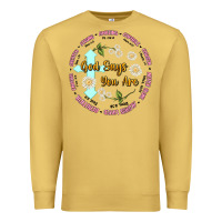 Antique Gold god says you are Premium Sweatshirt - JahusDesignShop