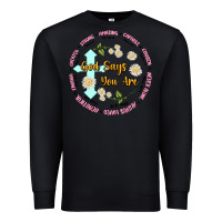 Black god says you are Premium Sweatshirt - JahusDesignShop