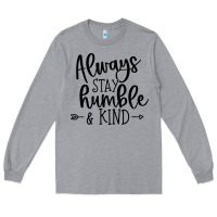 Heather Grey kind Long Sleeve Tee - Unal Design