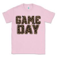 Bubblegum Pink game day leopard Classic Tee - Zillion Design Studio