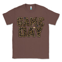 Chestnut game day leopard Classic Tee - Zillion Design Studio
