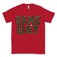 Red game day leopard Classic Tee - Zillion Design Studio