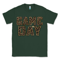 Sports Green game day leopard Classic Tee - Zillion Design Studio