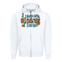 White i swear because i care Zipper Hoodie - Zillion Design Studio
