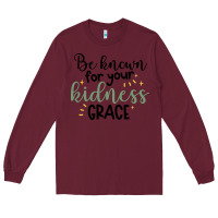 Burgundy kidness Long Sleeve Tee - Unal Design