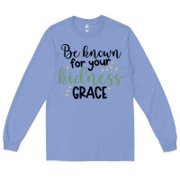 Colony Blue kidness Long Sleeve Tee - Unal Design
