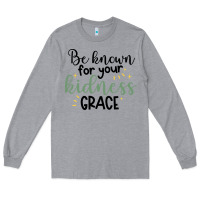 Heather Grey kidness Long Sleeve Tee - Unal Design