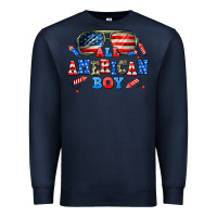 Navy all american boy Premium Sweatshirt - AdoDesignShop