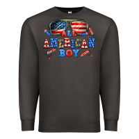 Smoke all american boy Premium Sweatshirt - AdoDesignShop