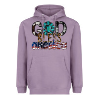 Lavender god bless america Heavyweight Hoodie - SublimationCraftShop
