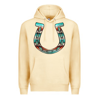 Pina Colada serape turquoise horseshoe Premium Hoodie - Jasminsmagicworld