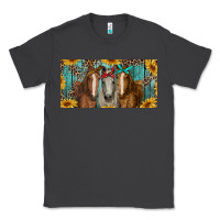 Smoke horses with leopard and sunflowers Classic Tee - RanaPortraitStore