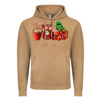 Vintage Camel Christmas coffee cups with gift and Christmas tree Vintage Hoodie - AdoDesignShop
