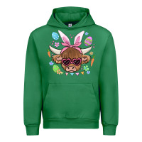 Emerald easter cow Urban Hoodie - MaliasSmallBusiness