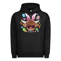 Pigment Black easter cow Urban Hoodie - MaliasSmallBusiness
