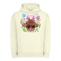 Pigment Pistachio easter cow Urban Hoodie - MaliasSmallBusiness