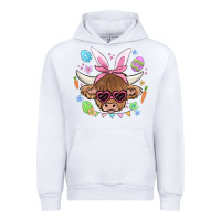 White easter cow Urban Hoodie - MaliasSmallBusiness