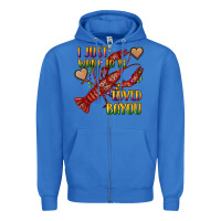 True Royal mardi gras i just want to be loved bayou crawfish Zipper Hoodie - RanaPortraitStore