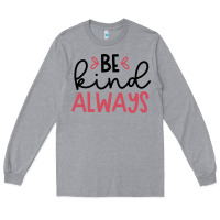 Heather Grey kind Long Sleeve Tee - Unal Design