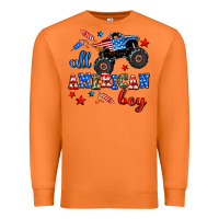 Carrot all american boy  monsterr truck Premium Sweatshirt - AdoDesignShop