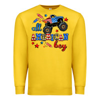 Lemon all american boy  monsterr truck Premium Sweatshirt - AdoDesignShop