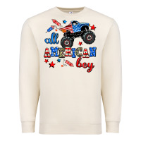 Sandshell all american boy  monsterr truck Premium Sweatshirt - AdoDesignShop