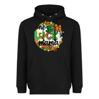 Black One lucky mama  St. Patricks Day Heavyweight Hoodie - Neo Western