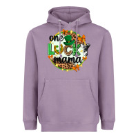 Lavender One lucky mama  St. Patricks Day Heavyweight Hoodie - Neo Western