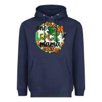 Navy One lucky mama  St. Patricks Day Heavyweight Hoodie - Neo Western