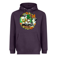 One Lucky Mama  St. Patricks Day Heavyweight Hoodie | Teevron