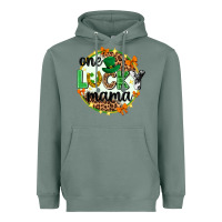 Sage One lucky mama  St. Patricks Day Heavyweight Hoodie - Neo Western