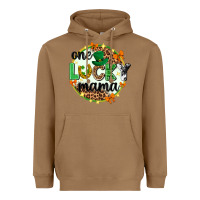 Toasted Coconut One lucky mama  St. Patricks Day Heavyweight Hoodie - Neo Western