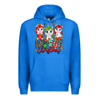 True Royal Merry Christmas unicorns Premium Hoodie - NancyCooperArtShop