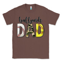 Chestnut ballpark dad with softball and baseball Classic Tee - texasbilliewilder