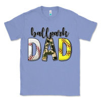 Ballpark Dad With Softball And Baseball Classic Tee | Teevron