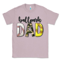 Lilac ballpark dad with softball and baseball Classic Tee - texasbilliewilder