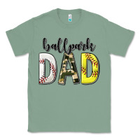 Sage ballpark dad with softball and baseball Classic Tee - texasbilliewilder