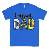 True Royal ballpark dad with softball and baseball Classic Tee - texasbilliewilder