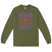 Army Green kind Long Sleeve Tee - Unal Design